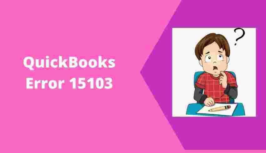 QuickBooks Error 15103