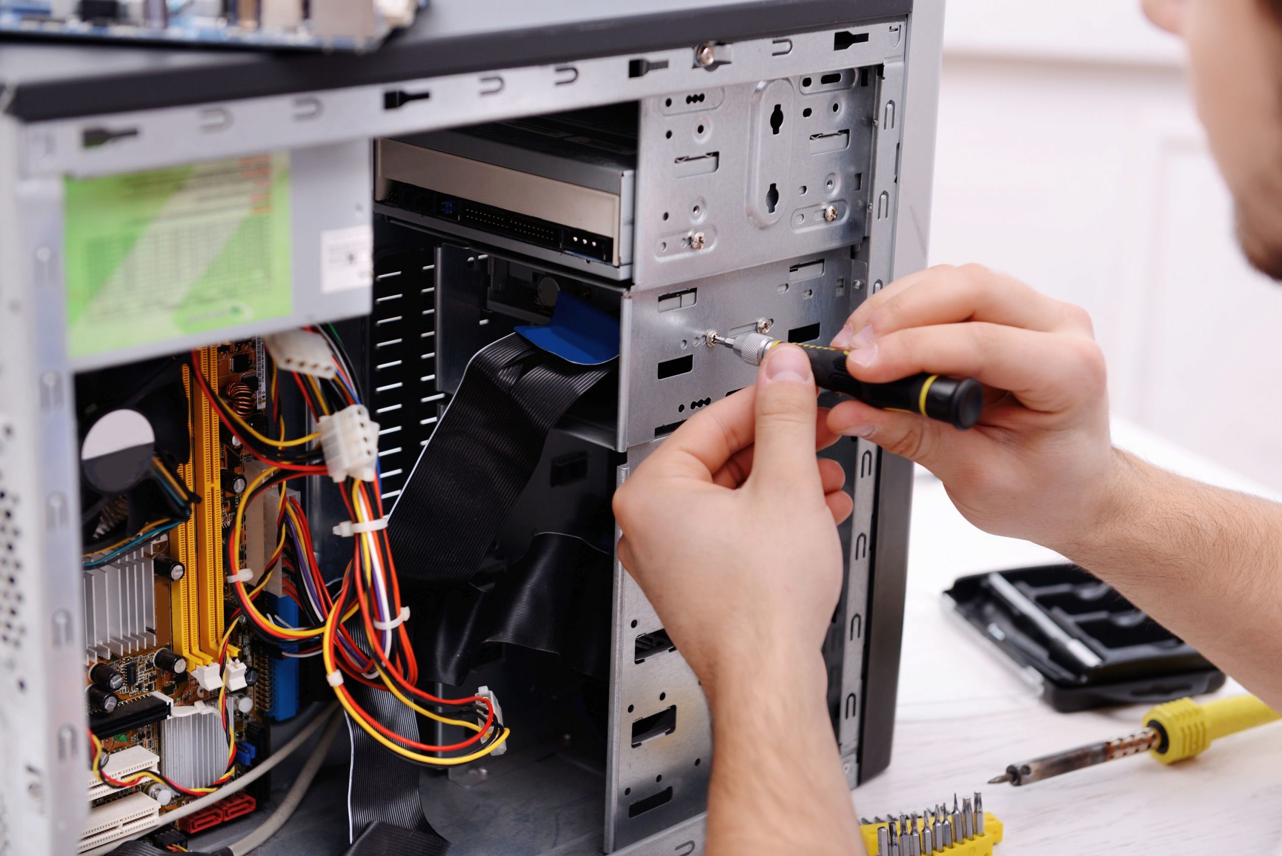 What does a computer repair technician do