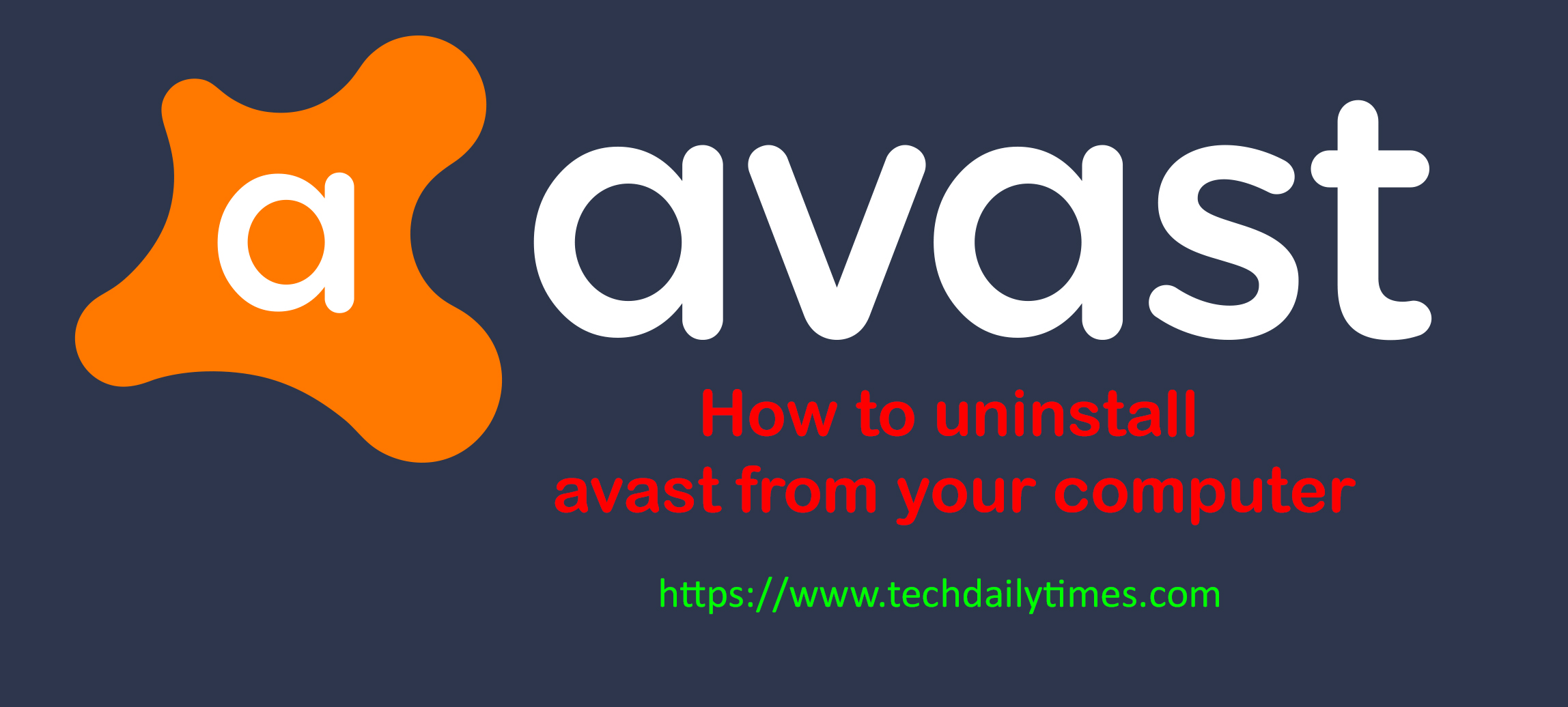 How to uninstall Avast