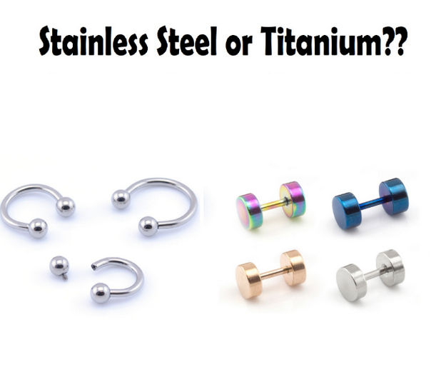 Titanium and Stainless Steel